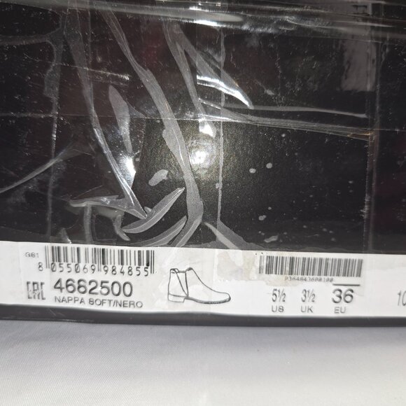 IGI&CO 4682500 Nappa soft/Nero Ankle Boot in Black Leather, Women's US size 5.5 - Picture 8 of 9